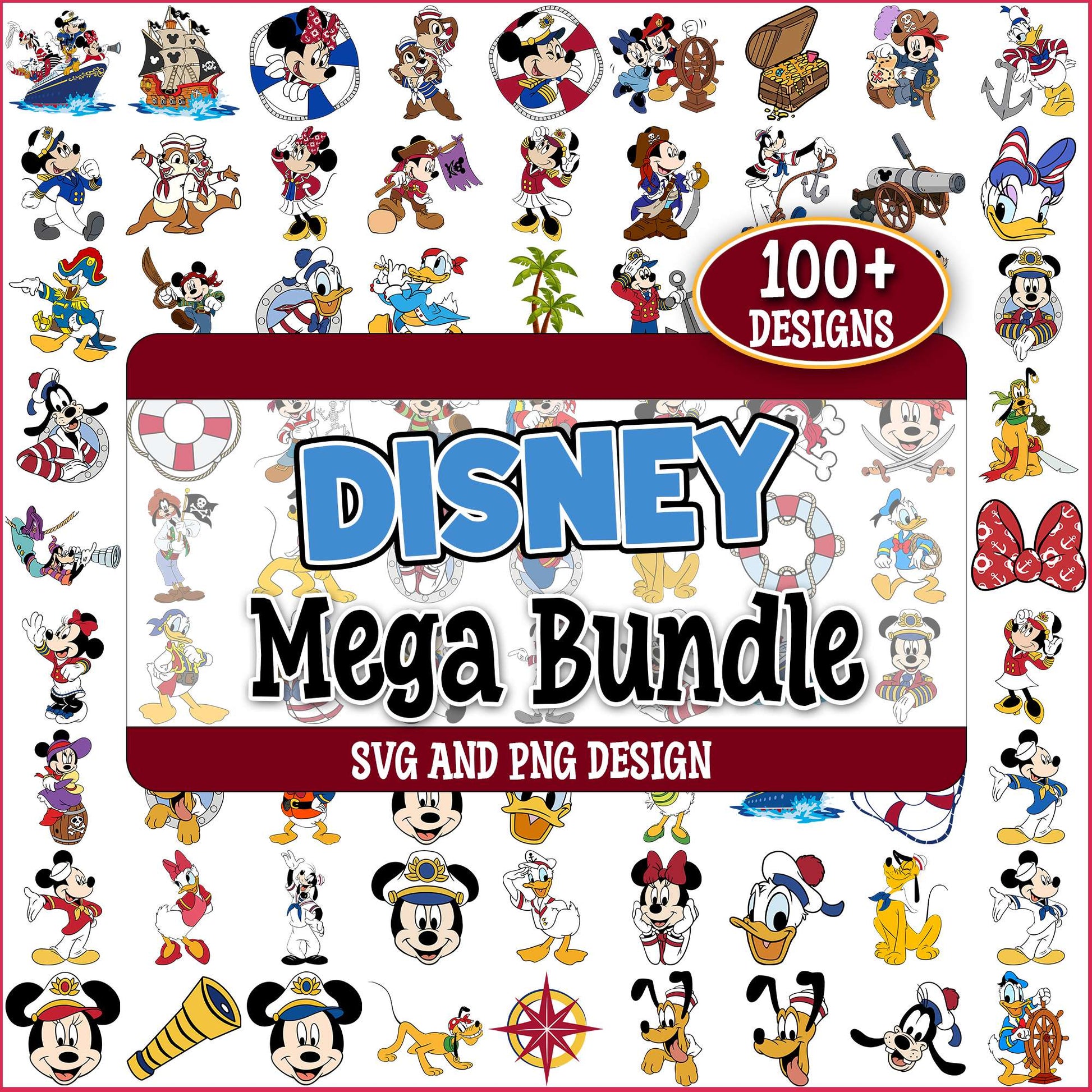 Disney cruise image svg bundle
