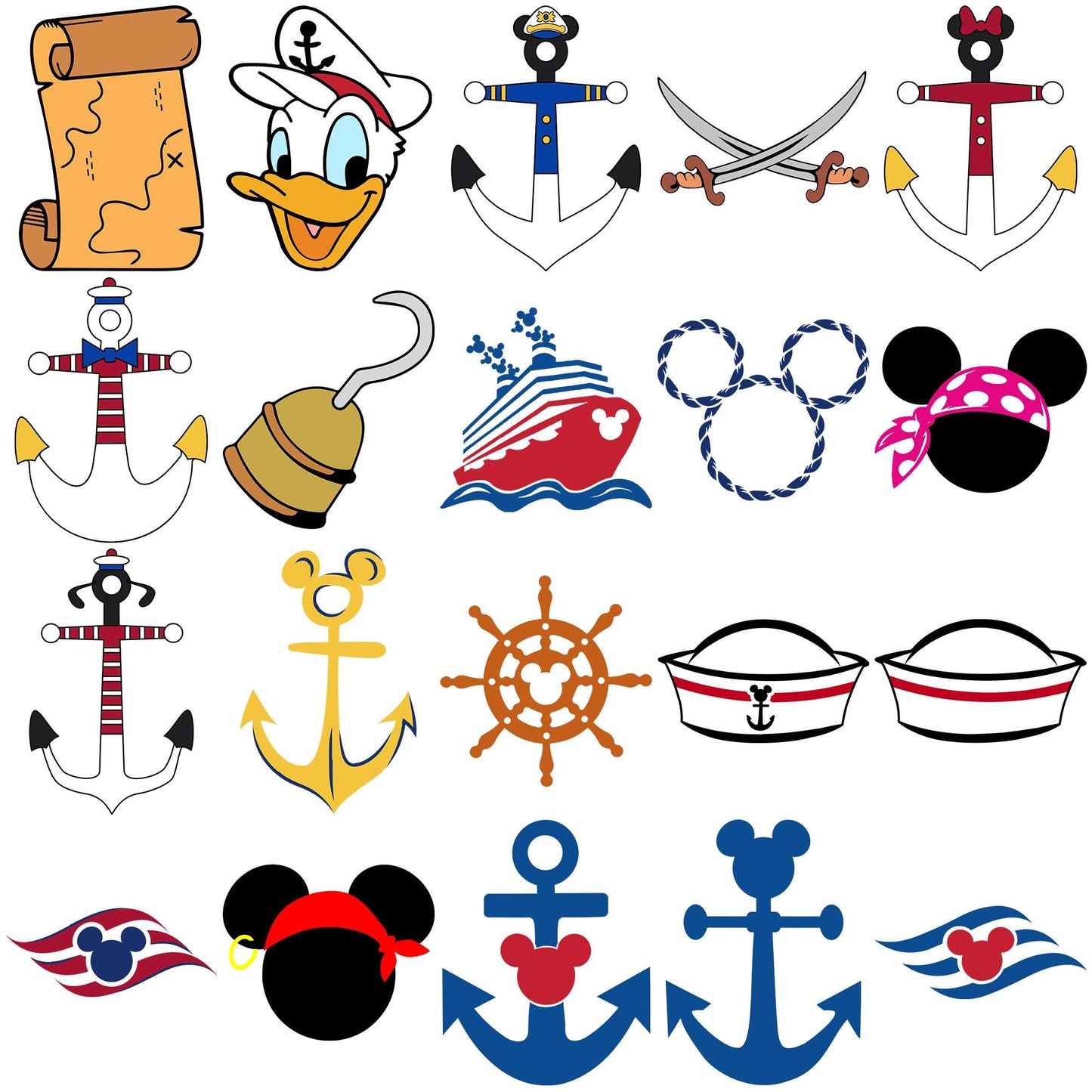 Disney cruise image svg bundle, disney cruise svg, mickey mouse svg