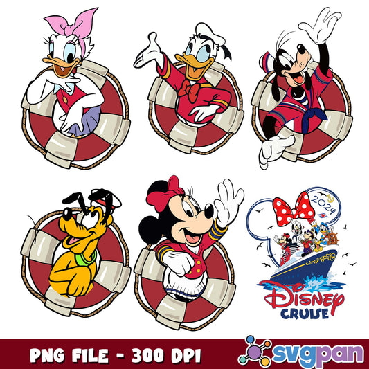 Disney cruise mickey mouse png bundle