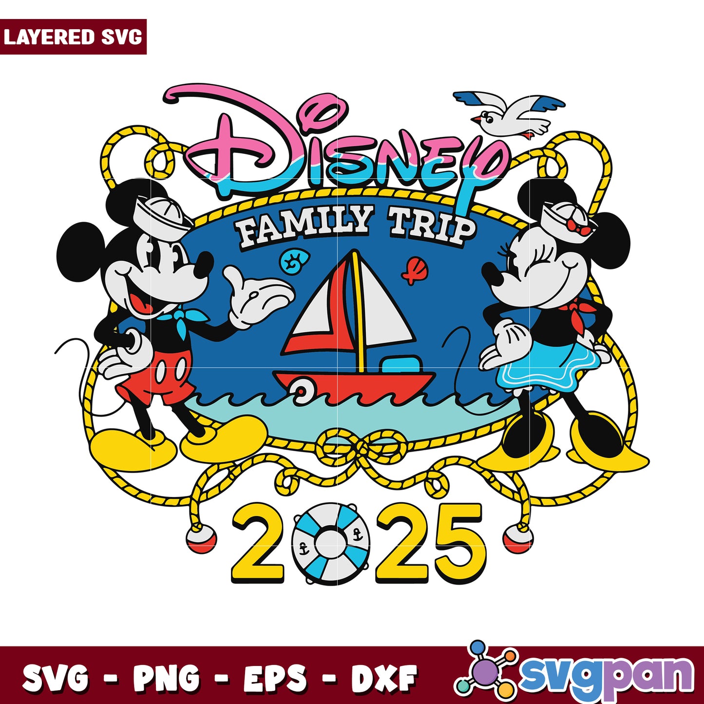 Disney family trip 2025 svg, disney mickey mouse svg, disney trip svg