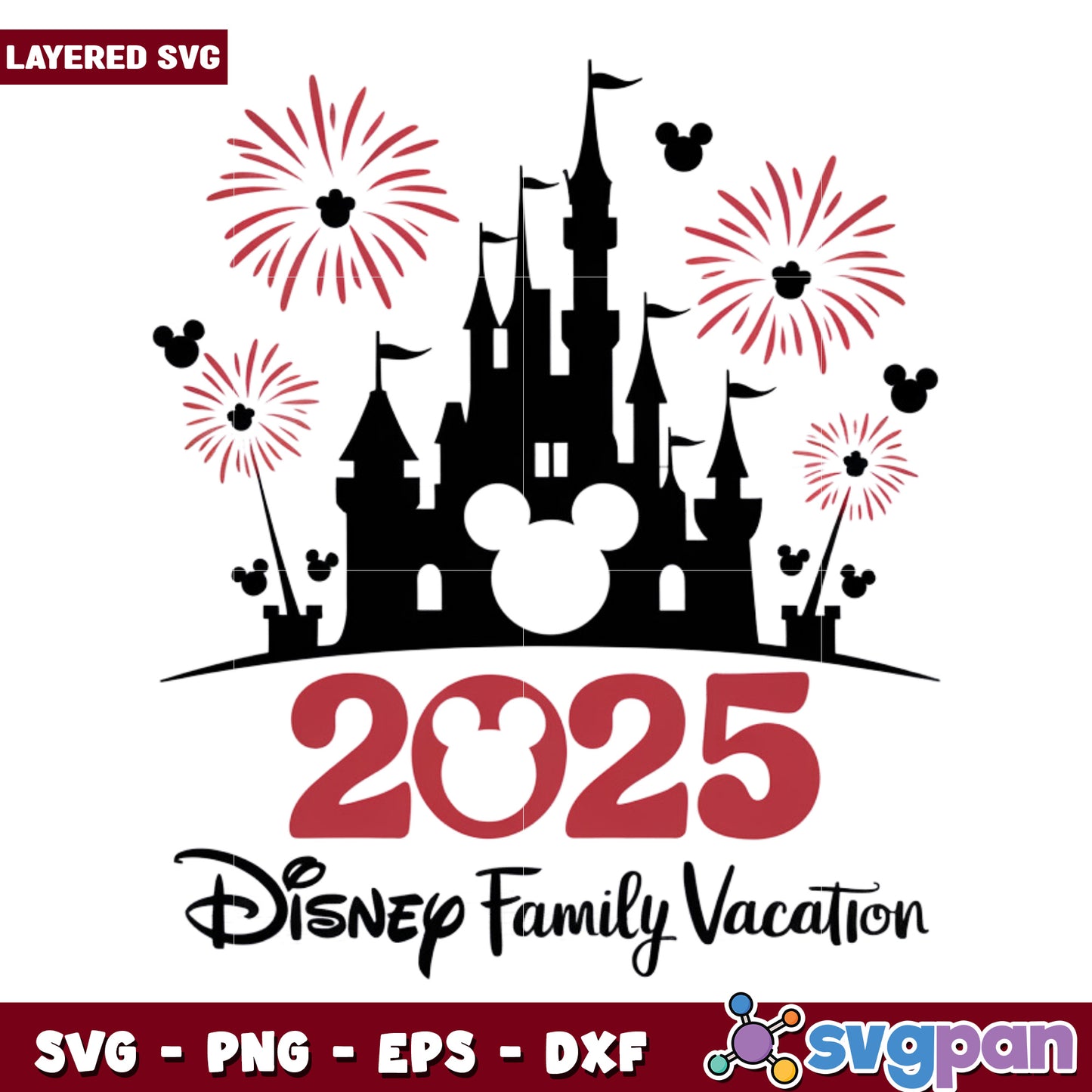 Disney family vacation  png, disneyland vacation png,  disney cartoons png