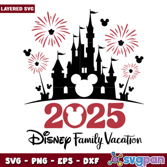 Disney family vacation  png, disneyland vacation png,  disney cartoons png