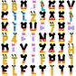 Disney font alphabet svg bundle, my disney experience svg, disney channel svg