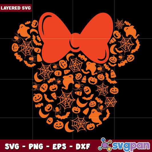 Disney halloween minnie mouse svg, halloween town svg, halloween songs svg