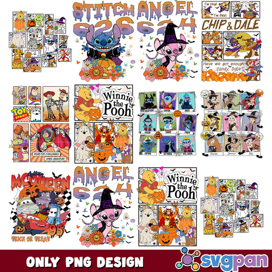 Disney halloween spirit png bundle