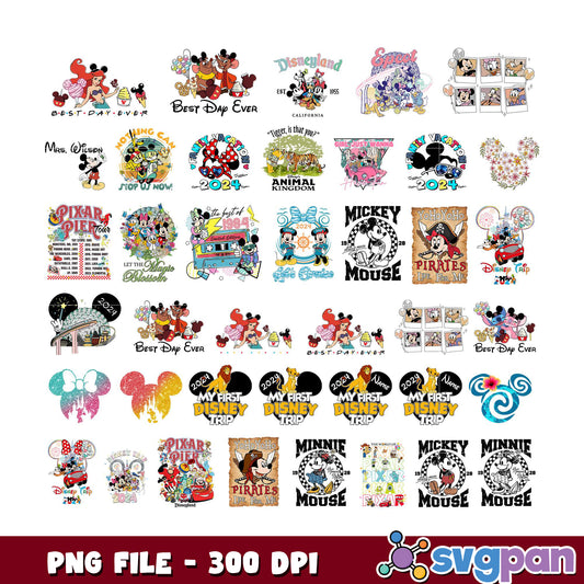 Disneyland Bundle PNG 300 DPI