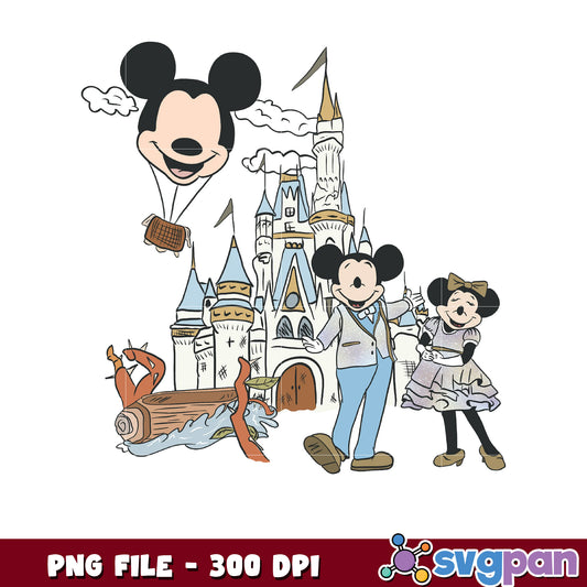 Disneyland Mickey Minnie PNG Image