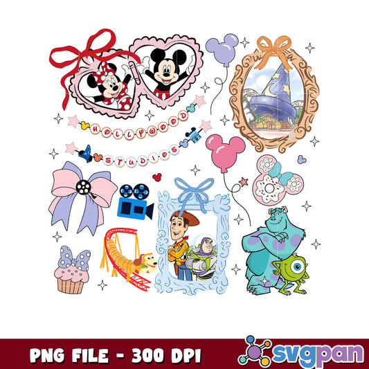 Disneyland PNG Clipart Set