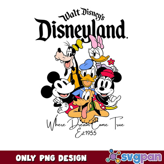 Disneyland Mickey And Friends PNG, Walt Disney PNG, Disney Trip PNG