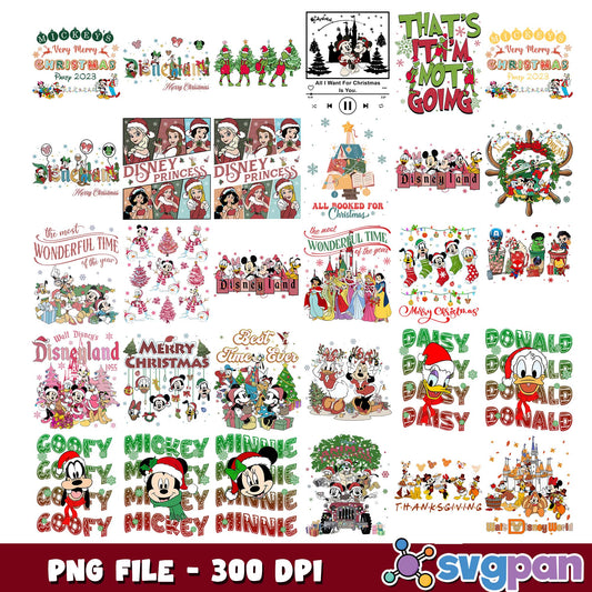 Disneyland best time ever png bundle