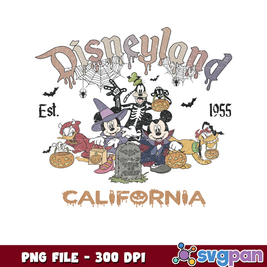Disneyland california design png, halloween decorations png, halloween disney png