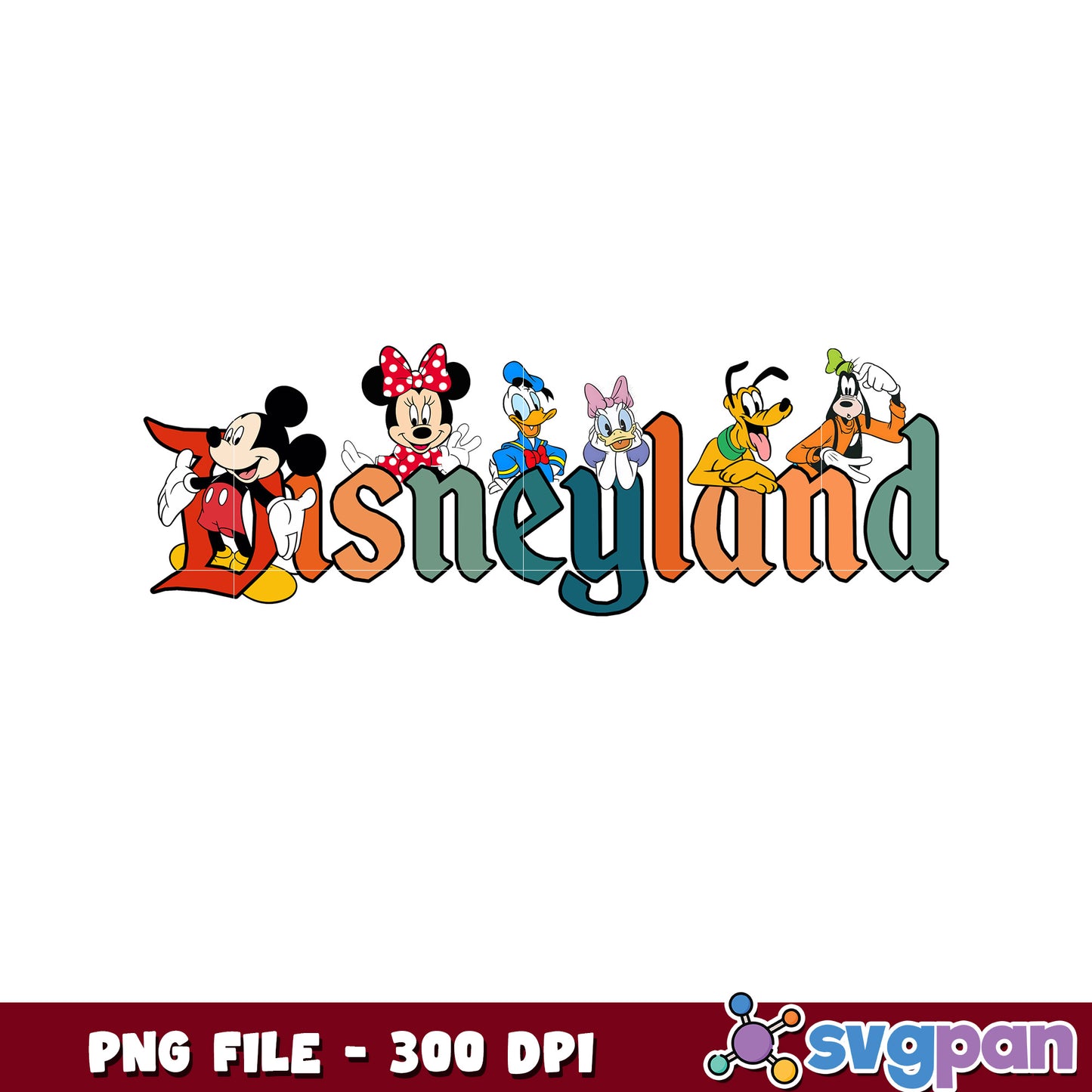 Disneyland characters design png, disney characters png, disney cartoon png