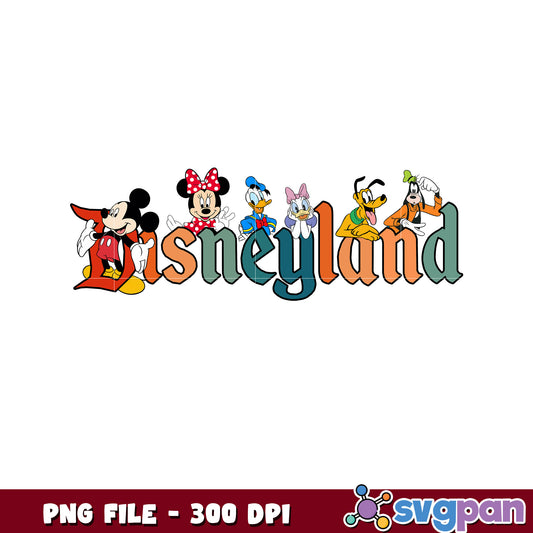 Disneyland characters design png, disney characters png, disney cartoon png
