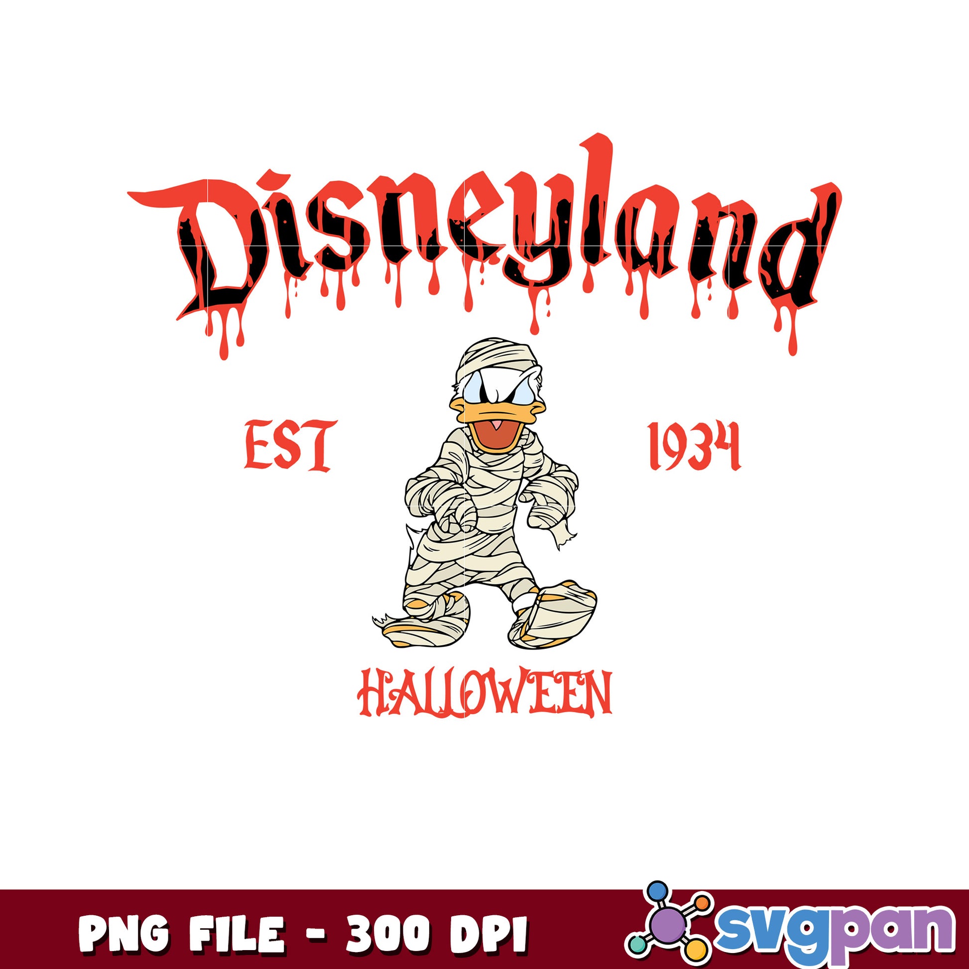 Disneyland donald halloween png, trick or treat png, halloween quotes png