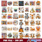 Disneyland halloween day png bundle