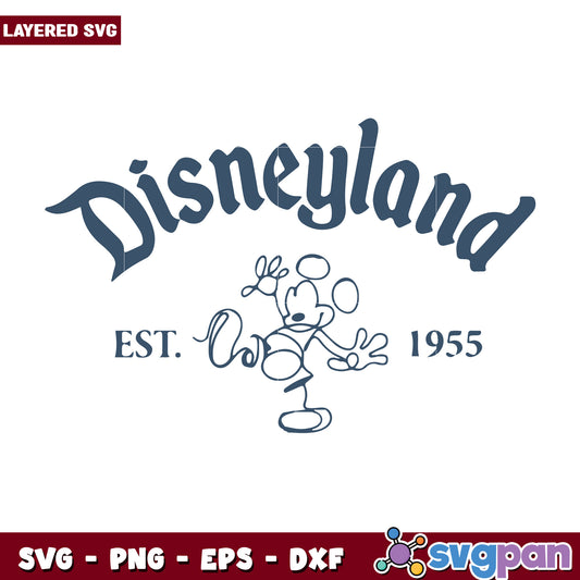 Disneyland logo svg, disney mickey svg, disney cartoons svg