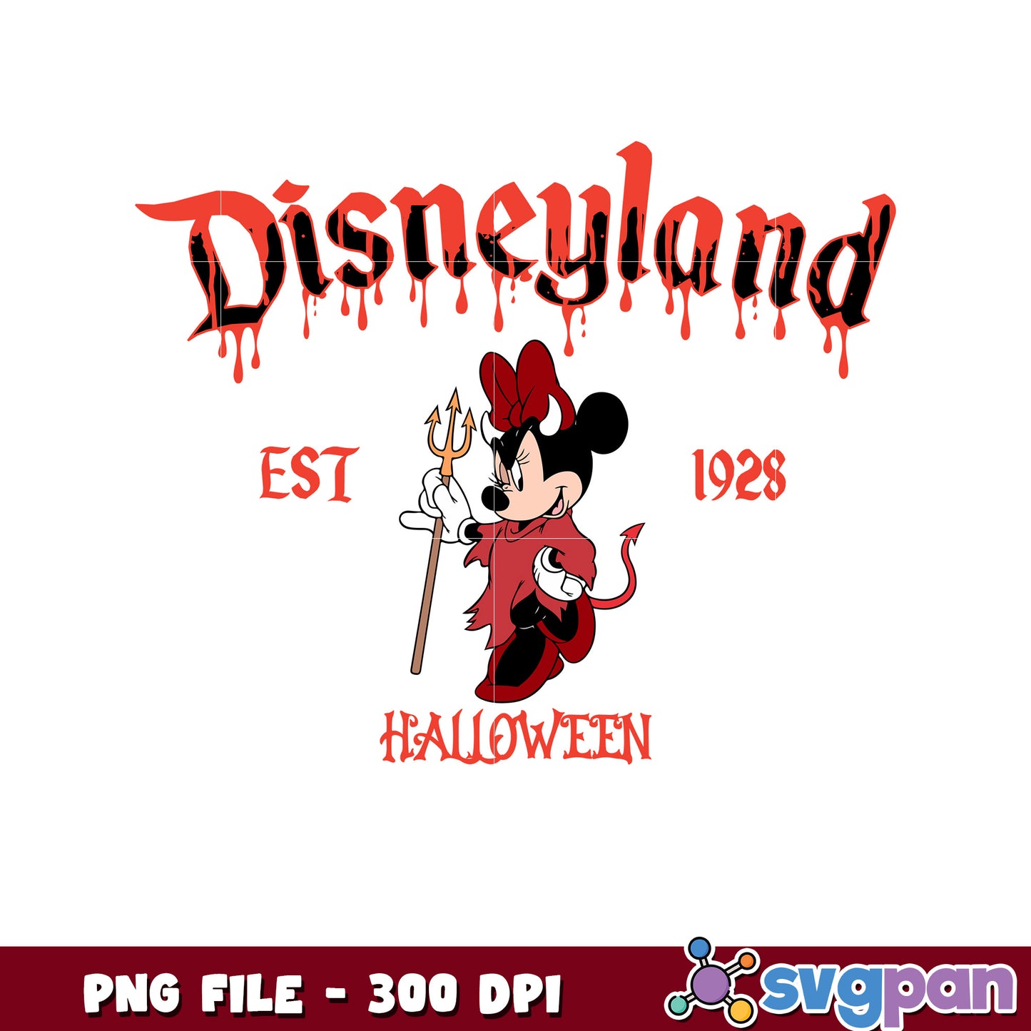 Disneyland minne halloween png, halloween candy png, spooky halloween png