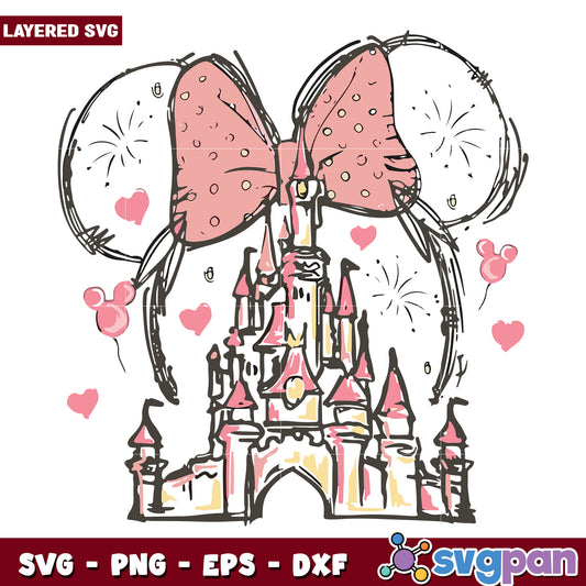 Disneyland minnie mouse svg, disneyland parks​ svg, disney princess svg