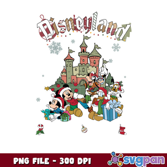 Disneyland png, merry christmas​ png, holiday png
