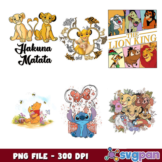 Disney lion king png bundle