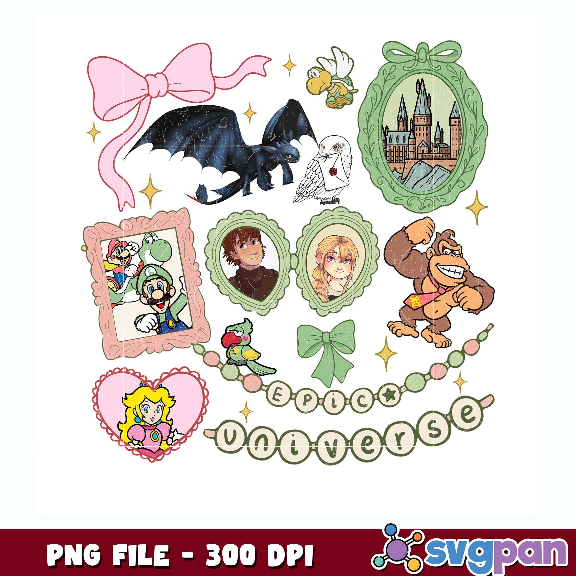 Disney mario png, mario characters png, nintendo png