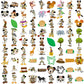 Disney mickey animal kingdom png bundle, disney world png, disney careers png