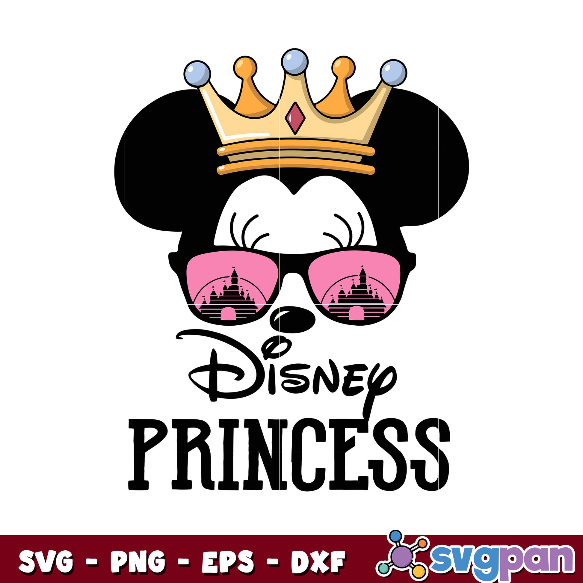 Disney mickey face princess svg, mickey mouse​ svg, disney svg