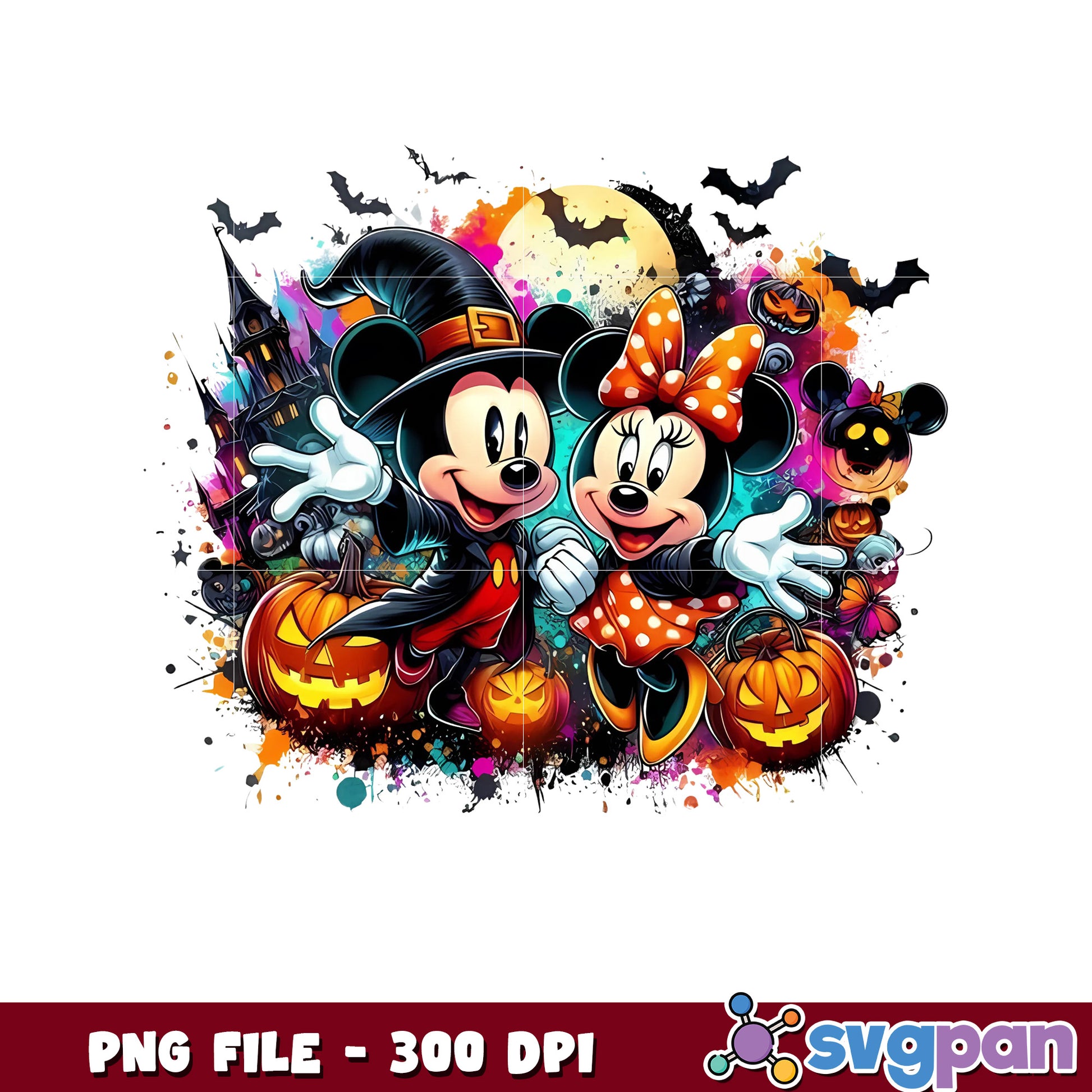 Disney mickey halloween png, disney halloween png, halloween time png