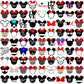 Disney monogram cartoon svg bundle, disney cruise svg, disney tickets svg