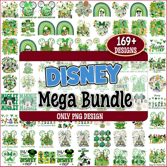 Disney patrick day png bundle