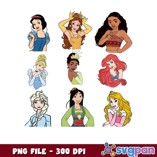 Disney princess design png, princess design disney png, disney princess graphic design png