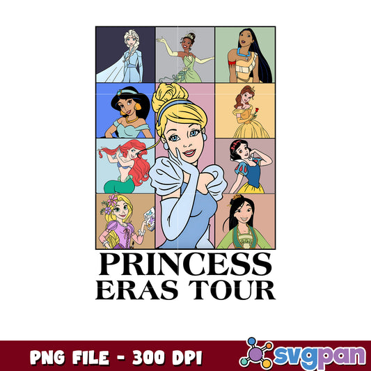 Disney princess eras tour png, eras tour disney princess png, princess eras tour disney png