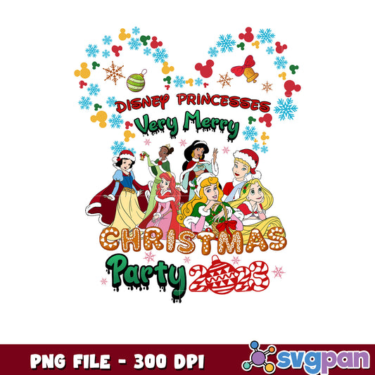 Disney princesses png, cartoon png, christmas lights png