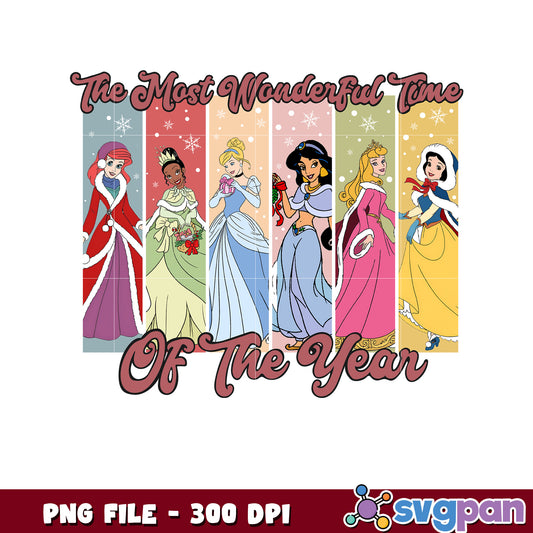 Disney princess png, chistmas png, christmas cards​ png