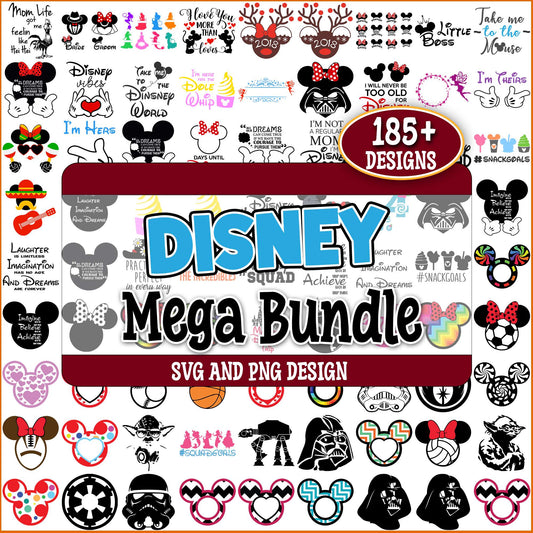 Disney quotes cartoon svg bundle