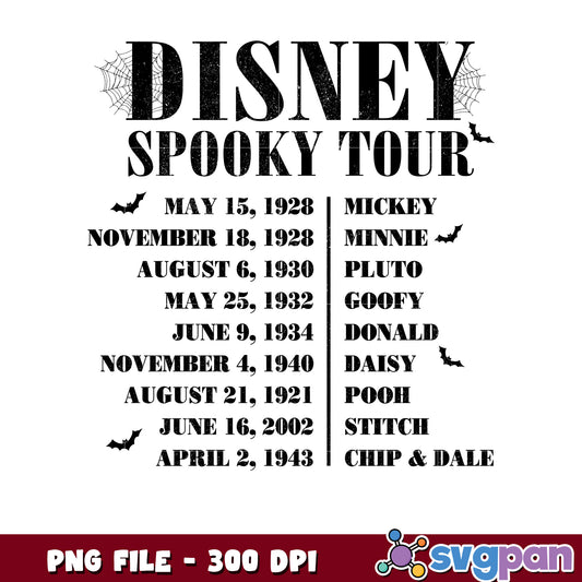 Disney spooky tour list png, trick or treat png, halloween quotes png