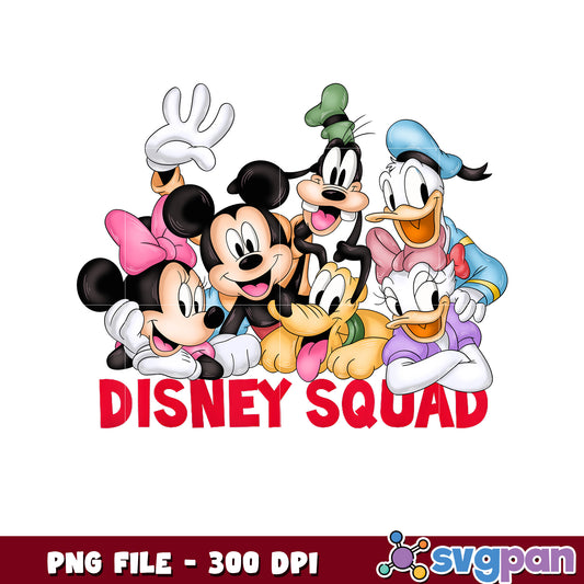 Disney squad design png, disney characters png, disney cartoon png