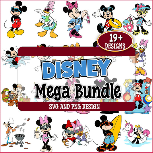 Disney summertime svg bundle