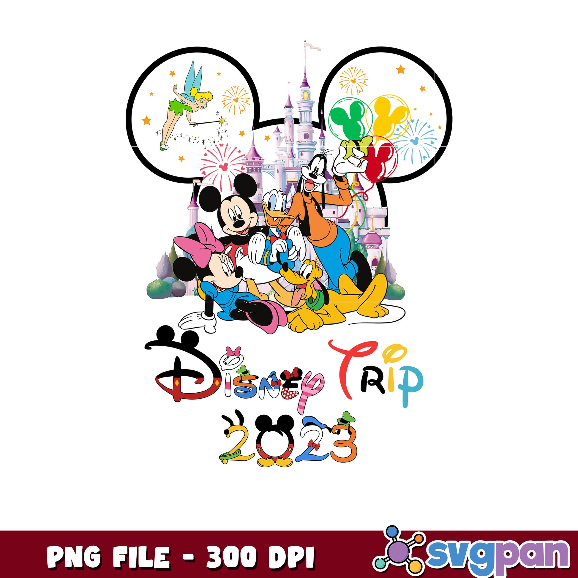 Disney trip 2023 png, disney cartoons png, disney png