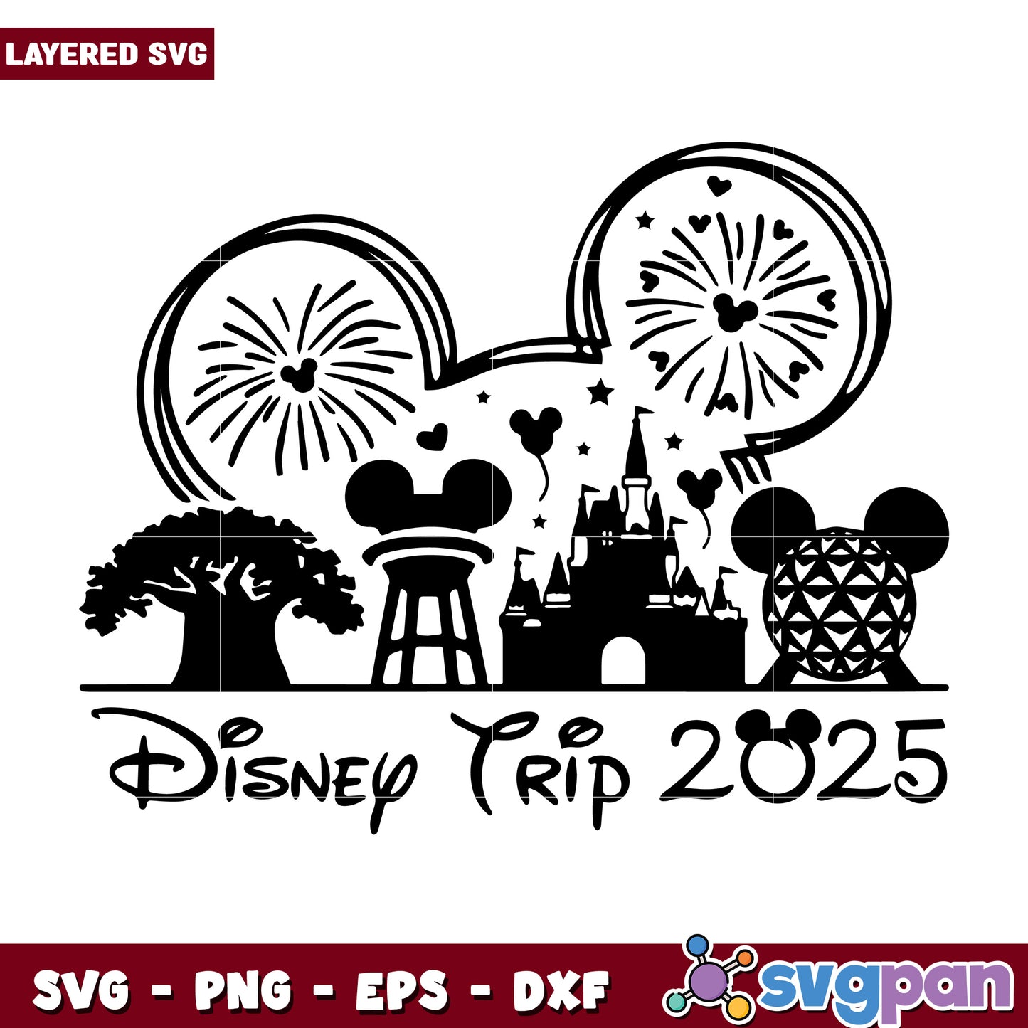 Disney trip 2025 mickey svg, disney mickey mouse svg, disney trip svg