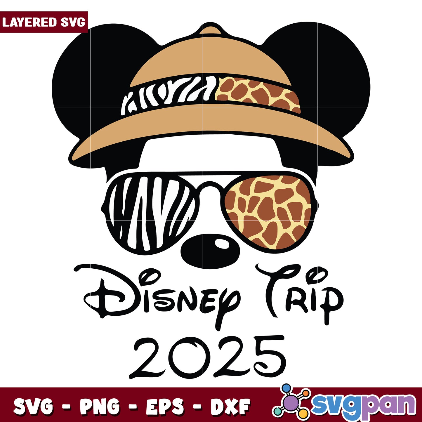 Disney trip 2025 svg, disney characters svg, disneyland svg