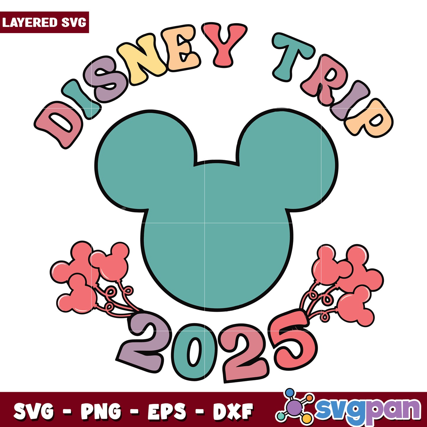 Disney trip 2025 svg, disney mickey mouse svg, disney trip svg