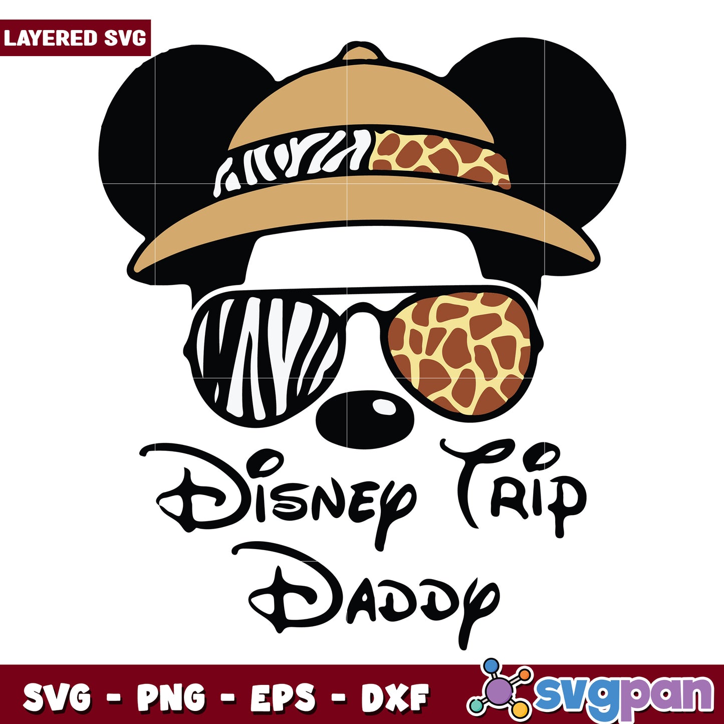 Disney trip daddy svg, disney characters svg, disneyland svg