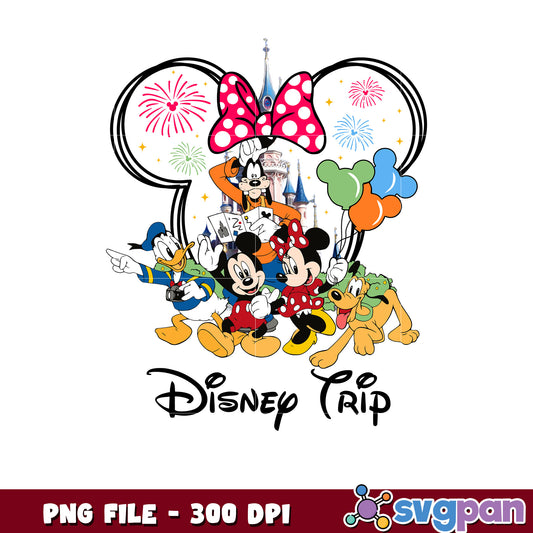 Disney trip mickey and friends png, mickey and friends disney trip png, disney vacation png