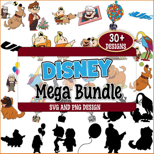 Disney up svg bundle