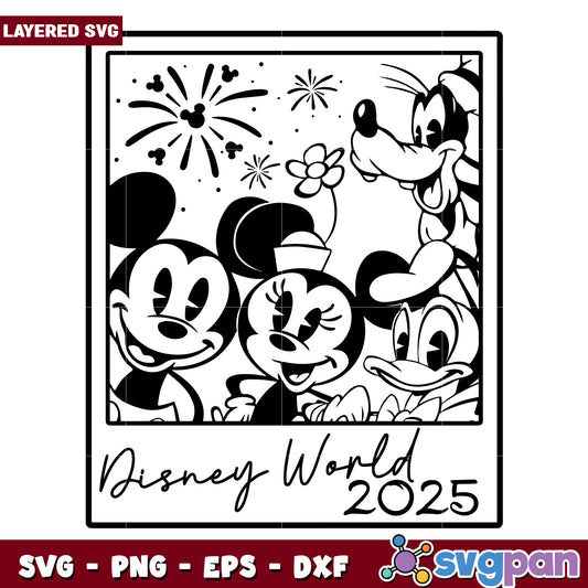 Disney world 2025 svg, disney mickey mouse svg, disney trip svg