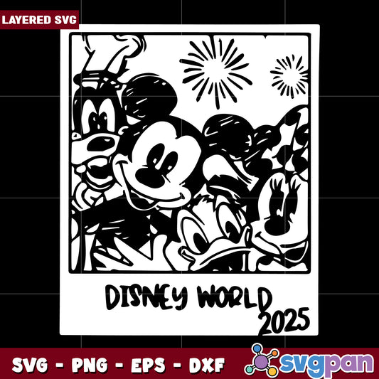 Disney world 2025 svg, walt disney​ svg, disney plus svg