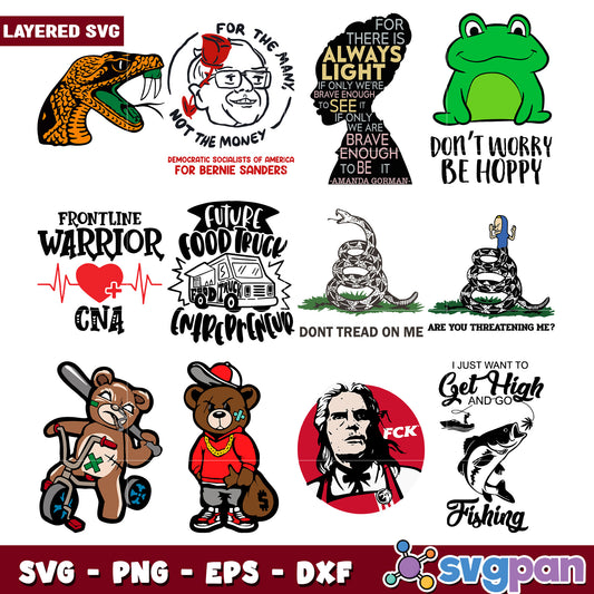 Diverse SVG Bundle of Fun and Unique Designs