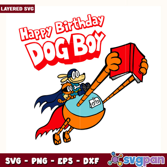 Dog man characters svg, dog man comic svg, pilkey universe characters svg