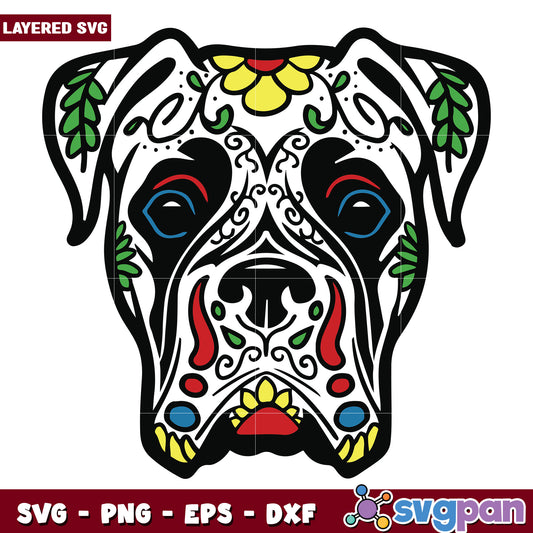 Dog mandala svg, halloween decorations svg, halloween cartoons svg